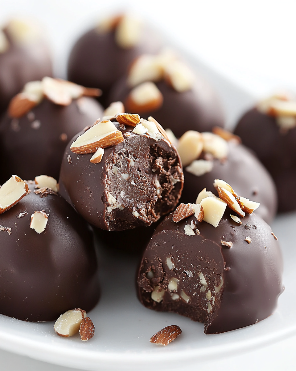 Chocolate Espresso Almond Energy Bites