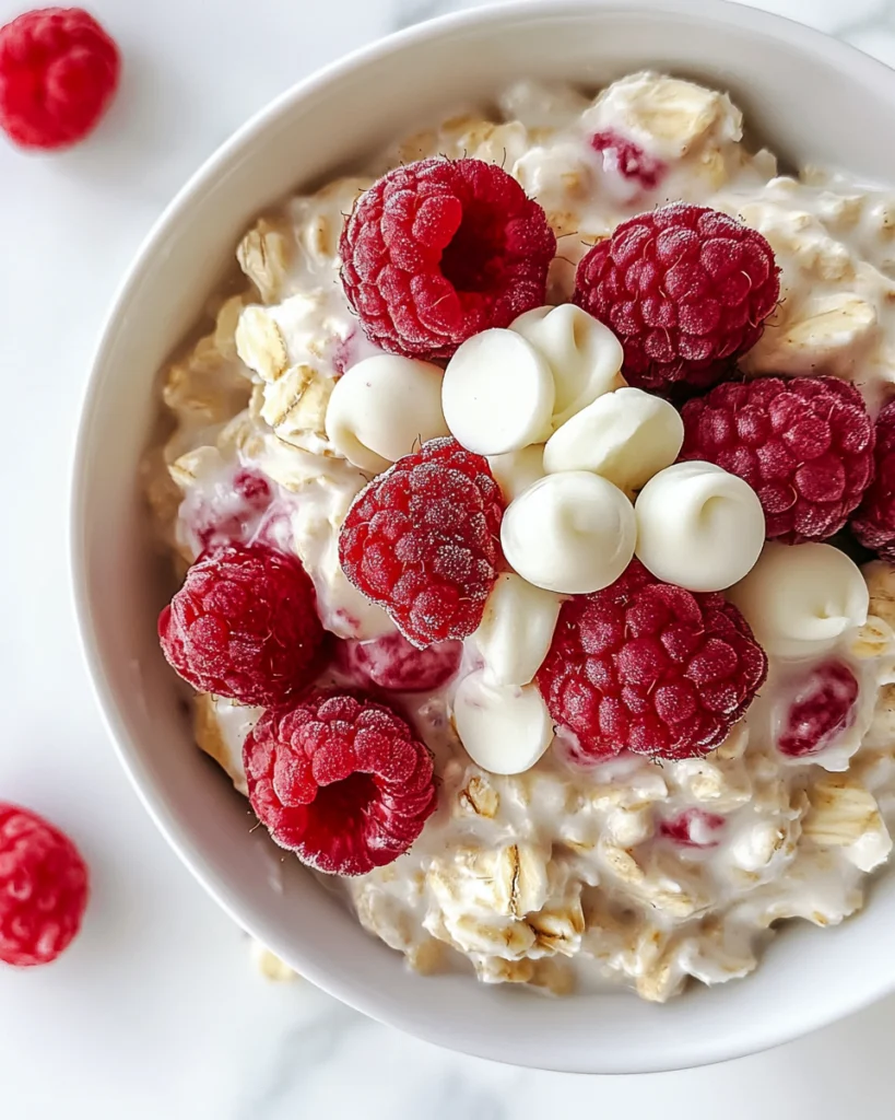 Raspberry Overnight Oats